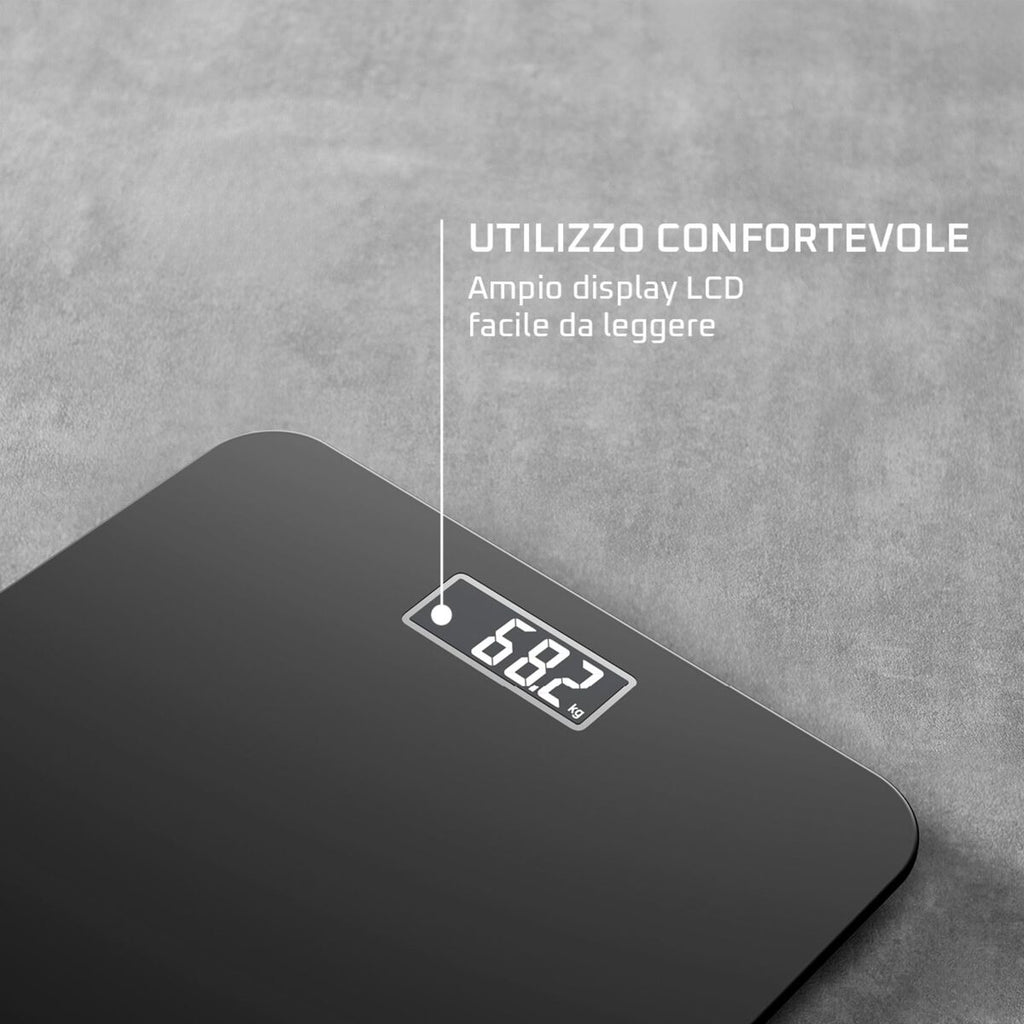 Digital Bathroom Scales Rowenta BS1800V0 Black Tempered Glass 160 kg