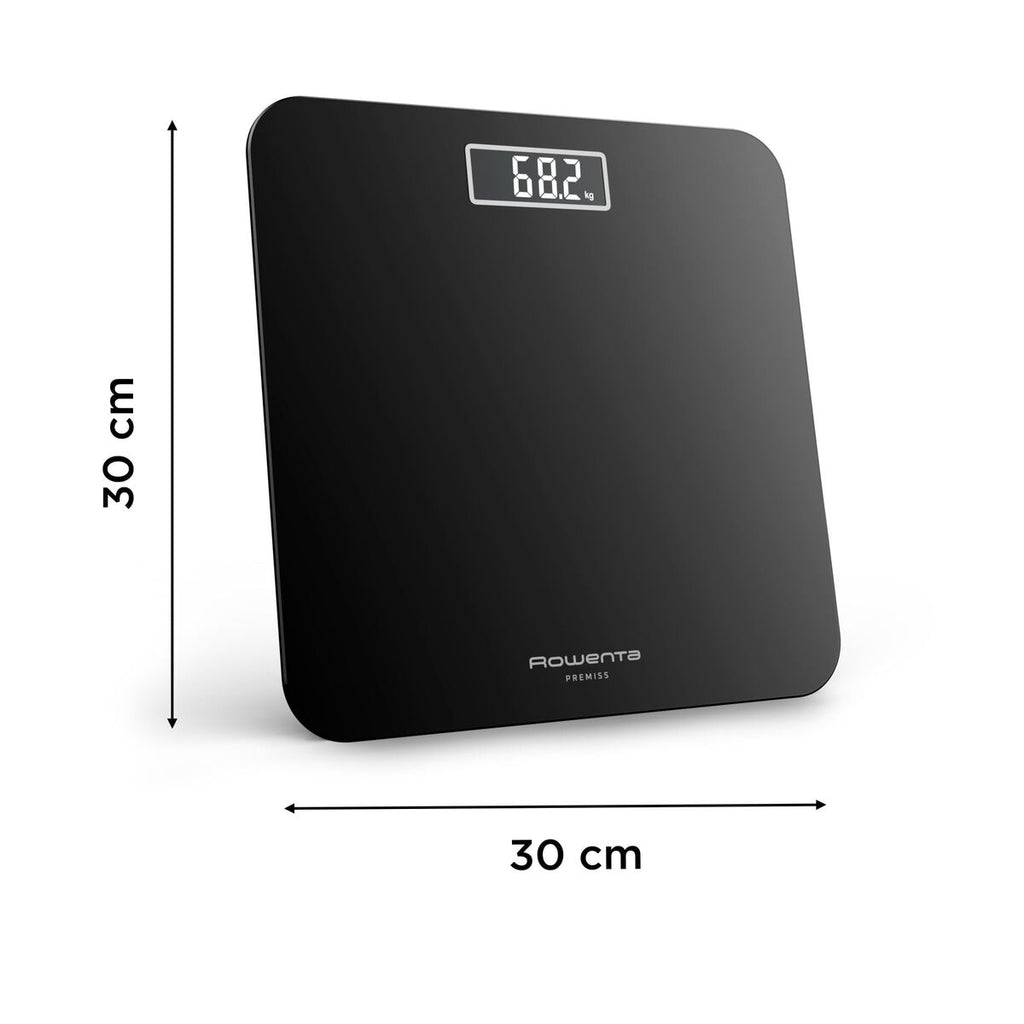 Digital Bathroom Scales Rowenta BS1800V0 Black Tempered Glass 160 kg