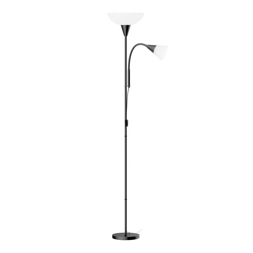NNEDSZ Floor Lamp Mother and Child Modern Home Living Room Office Reading Black